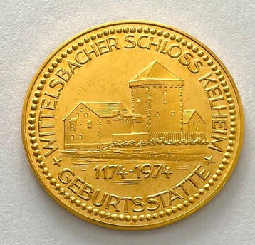 Duitsland - 1974 - HERZOG LUDWIG DER KELHEIMER - 7,74 g Gold, Postzegels en Munten