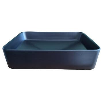 SALE - Silva 50 - Mat zwart - Waskom -  -  - Keramiek -, Ophalen of Verzenden