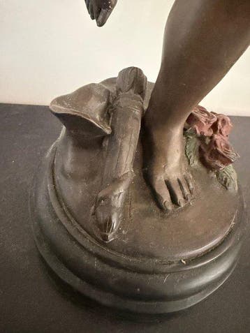 Daprès Auguste Moreau (1834-1917) - Beeld, Cupidon - 63 cm