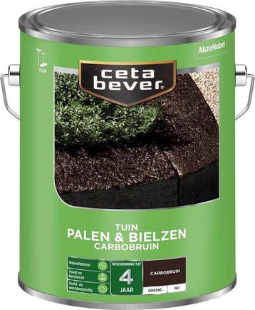 Ceta Bever Tuinbeits Palen & Bielzen Beits Carbobruin, Verzenden, Nieuw