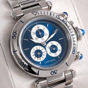 Cartier - Pasha Chronoflex - Zonder minimumprijs - W31008H2, Nieuw
