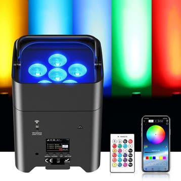 Draadloze LED Par 108W App/DMX | Retour deal | Knaller, Muziek en Instrumenten, Verzenden, Zo goed als nieuw