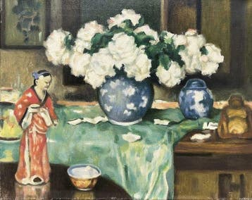 Europese school (XX) - Porcelain Reverie, Antiek en Kunst