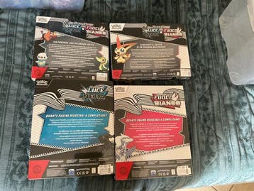 Pokémon - 4 Box - 1# Lotto 4 Collezioni Luce Nera & Fuoco, Hobby en Vrije tijd, Verzamelkaartspellen | Pokémon, Nieuw
