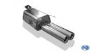 FOX Opel Astra G achterdemper achter Ø60mm - 2x80 type 13, Verzenden, Nieuw