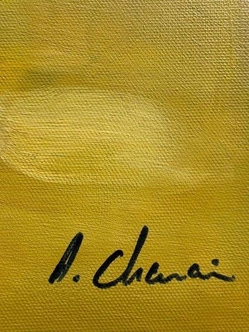 Ali Chenai (1959 - ) - Le Voyageur à cheval