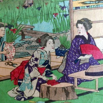 “Fan Making in Nagoya, Owari Province” – from Dai Nippon