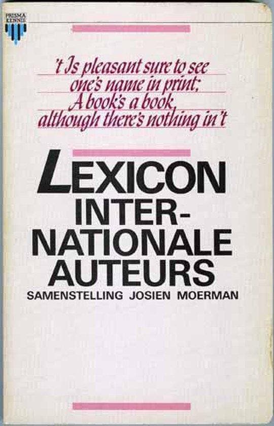 Lexicon internationale auteurs - Moerman, Livres, Livres Autre, Envoi