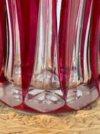 Val Saint Lambert - Vaas - Kristal - vaas en robijnkristal