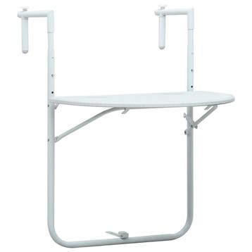 vidaXL Balkontafel hangend 60x64x83,5 cm rattan-look, Verzenden, Nieuw
