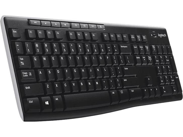 Logitech -  Draadloos Toetsenbord K270 Azerty Zwart, Computers en Software, Toetsenborden, Draadloos, Azerty, Nieuw, Verzenden