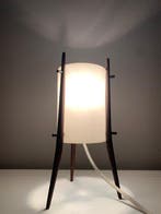 ALFAPLEX Milano - Statief tafellamp - plexiglas, Teak -, Antiek en Kunst