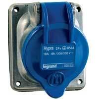 Legrand Hypra Prise à encastrer 230V 16A 2P IP44 Métal -, Verzenden, Nieuw