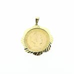 Gouden hanger van 10 gulden munt; Koningin Wilhelmina 1913, Ophalen of Verzenden, Gebruikt, Goud, Overige merken