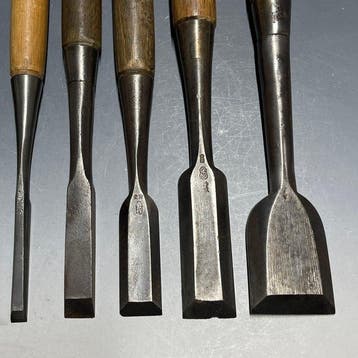 Tataki Oire Nomi | Bench Chisels Long and Standard Set -