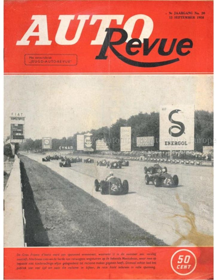 1958 AUTO REVUE MAGAZINE 20 NEDERLANDS, Livres, Autos | Brochures & Magazines, Enlèvement ou Envoi
