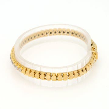 Bracelet - 18 carats Or jaune Diamant (Naturelle), Bijoux, Sacs & Beauté