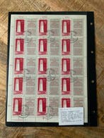 Monde - Welt- carton de 10 kg avec des lettres, des pièces, Gestempeld