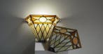 Lampe murale (2) - Verre, Plomb - style Massive-Tifanny