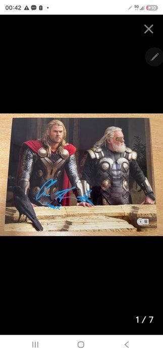 Marvel Avengers - Lot of 6, Signed photographs - Beckett &, Verzamelen, Nieuw