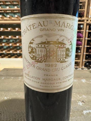 1982 Château Margaux - Margaux 1er Grand Cru Classé - 1, Verzamelen, Wijnen, Nieuw