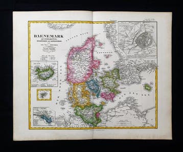 Denemarken - Scandinavië, IJsland, Groenland; A. Stieler /