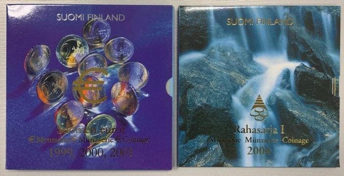 Finland. Year Set (BU) 1999/2004 (4 sets) (Zonder, Postzegels en Munten, Munten | Europa | Niet-Euromunten