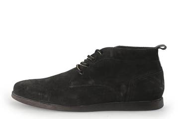 Manfield Veterschoenen in maat 43 Zwart, Verzenden, Veterschoenen