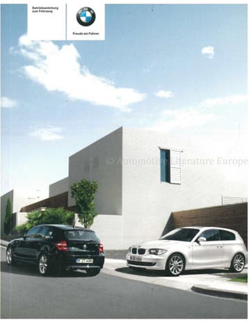 2007 BMW 1 SERIE INSTRUCTIEBOEKJE DUITS