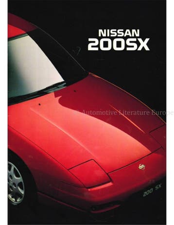 1991 NISSAN 200SX BROCHURE NEDERLANDS, Nieuw