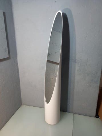 Vloerspiegel- Lipstick - Hout, pvc, Antiek en Kunst