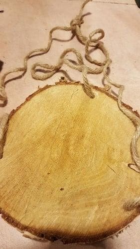 Boomstamschijf Berkenschijf rond ca. 20 cm, Maison & Meubles, Accessoires pour la Maison | Plantes & Fleurs artificielles