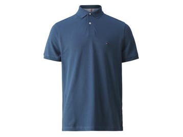 Veiling - Tommy Hilfiger 1985 Regular Polo Aegean Sea - L, Nieuw