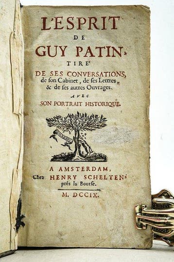 Antoine Lancelot - LEsprit de Guy Patin, tiré de ses