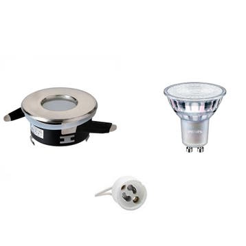 LED Spot Set - Dimbare Ronde Inbouwspot 3.7W LED Lamp IP65 M, Verzenden