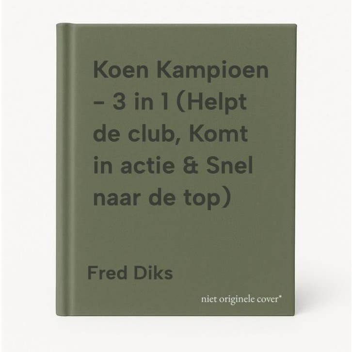 Koen Kampioen - 3 in 1 (Helpt de club, Komt in actie & Snel, Boeken, Schoolboeken, Gelezen, Verzenden