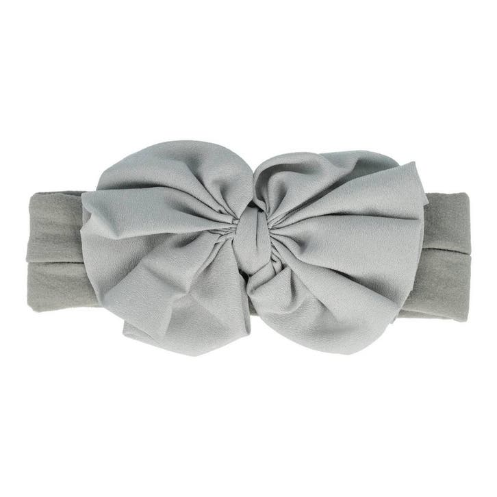 Haarband Sierband - Strikje 10cm - Baby - Grijs, Bijoux, Sacs & Beauté, Beauté | Soins des cheveux