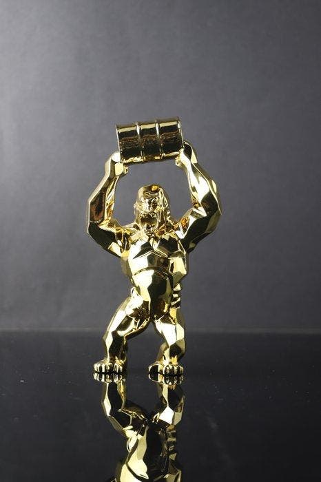 Richard Orlinski (1966) - Kong Oil Spirit Gold, Antiquités & Art, Antiquités | Autres Antiquités