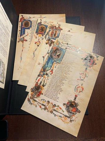 Dante Alighieri - Divina Commedia di San Bernardo. Cartella