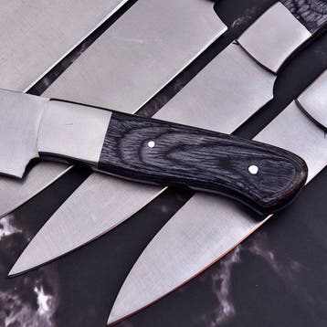 Keukenmes - Chefs knife - Hoogwaardig staal, Pakka wood -