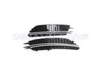 RS6 Look Mistlamp roosters Silver/Black voor Audi A6 C7, Ophalen of Verzenden