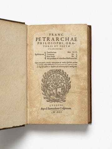 Francesco Petrarca - Epistolae - 1601