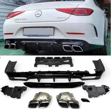 Geschikt voor Mercedes C257 CLS diffuser + uitlaatstukken (C, Verzenden, Nieuw