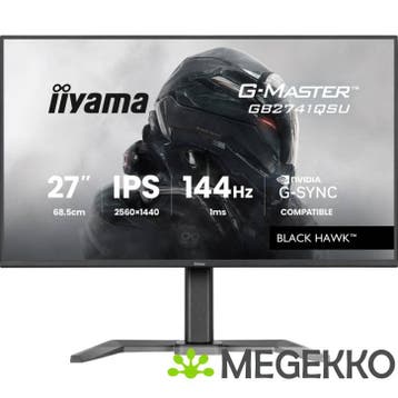 Iiyama G-Master GB2741QSU-B1 27  Quad HD IPS 144Hz Gaming, Verzenden, Nieuw
