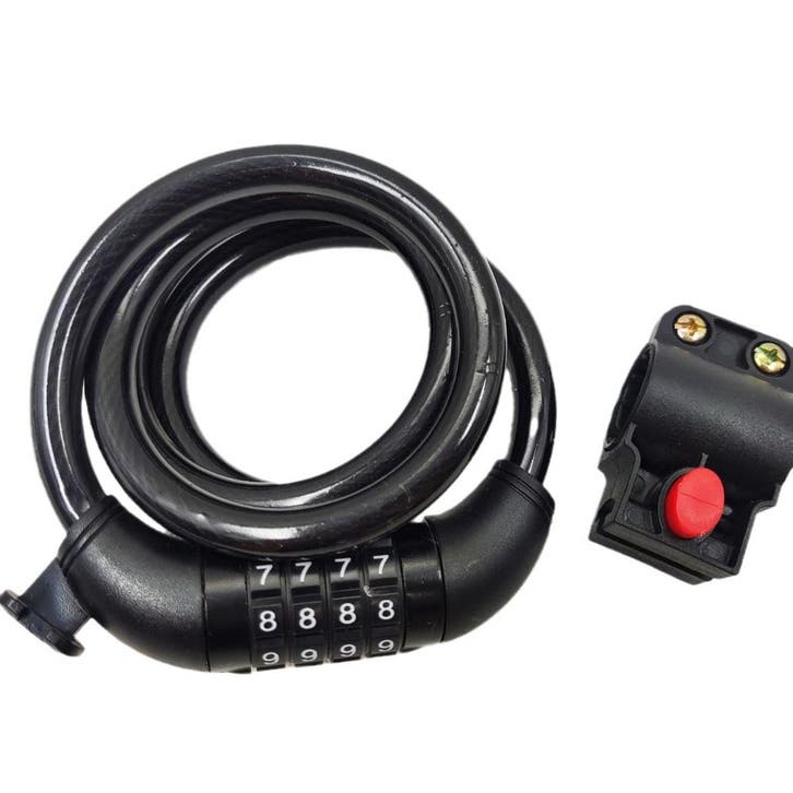 hbs Slotfiets-H5-031 - Kettingslot met 4-cijferige code, Fietsen en Brommers, Fietsaccessoires | Overige Fietsaccessoires, Ophalen of Verzenden