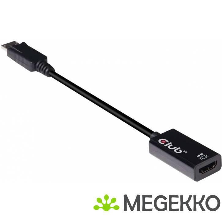CLUB3D DisplayPort 1.4 to HDMI 2.0b HDR Active Adapter, Computers en Software, Overige Computers en Software, Nieuw, Verzenden