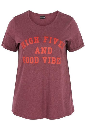Sportshirt Zizzi Active HIGH FIVES maat s, Verzenden, Nieuw