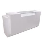 *TIP*  Super high glossy toonbank wit met vitrineglas 230 c, Ophalen of Verzenden