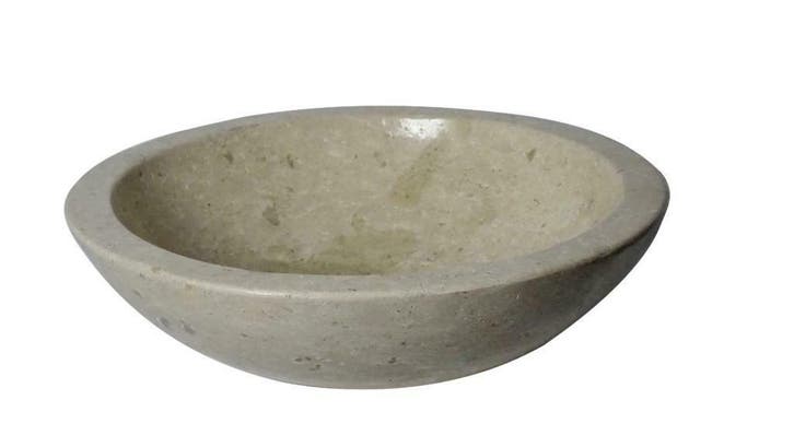Sanifun Waskom Senalda kalksteen beige, Doe-het-zelf en Bouw, Sanitair, Wastafel