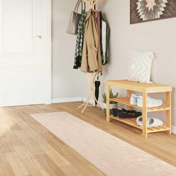 vidaXL Tapijt Runner MARSA Crèmekleurig 50 x 300 cm, Verzenden